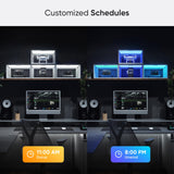 Smart LED Shoe Boxes Sneaker Display Case, Stackable Shoe Storage Organizers, Collection Crate, Figures & Collectibles Showcase (1-Pack Expasion Kit, Requires Stater Kit) Nanoleaf