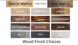 Rustic Curved Edge Re-purposed Solid Wood Floating Shelf Custom Colors and Sizes Little Wood Creations