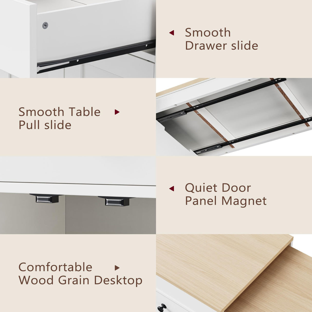 Merax 74.5" Kitchen Island with Extendable Dining Table, Rolling Kitchen Storage Cart on Wheels with Spice Rack & 2 Drawers & 4 Door Cabinet for Dining Room, White Merax