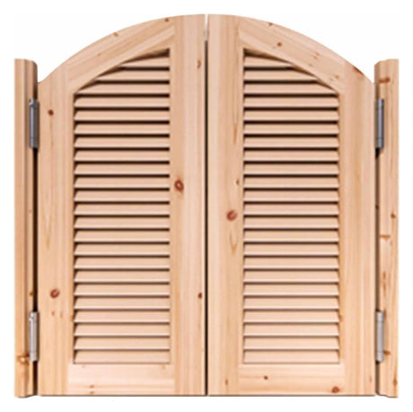 Saloon Doors Swinging Doors Door Swing Saloon Doors Swinging for Kitchen,Solid Wood Arched Cafe Doors,Indoor Hallway Swing Door,Emporium Barn Bathroom Louvered Doors with Hinges (Size : W70xH90cm(27 Toets