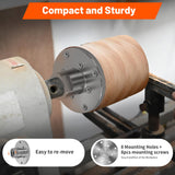 4" Steel Wood Lathe Faceplate,Faceplate for Wood Lathe,Lathe Face Plate Fit for 1" x 8TPI Spindle with Screwchuck HAowosi