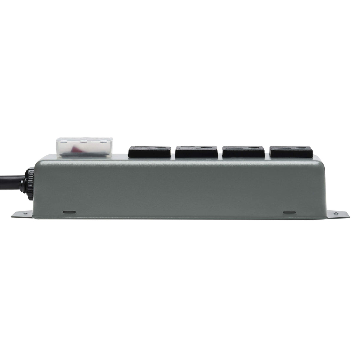 TRIPP LITE UL603CB-6 Waber Industrial Power Strip 4 Outlet 6' Cord, Locking Switch Cover,Black Tripp Lite