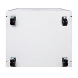 Naomi Home 7 Drawer Dresser for Bedroom, Stylish Tall Dressers with Wheels, Storage Shelves, Small Dresser for Closet, Makeup Dresser with 180 lbs Capacity - White Naomi Home