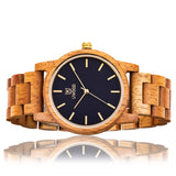 MUJUZE Wooden Watch for Men, Wood Watches Gifts Lightweight Handmade Minimalist Movement Classic Wooden Watches Casual Wood Watches Men, Wood Watch for Men (1007 Mango) MUJUZE