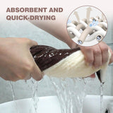 Luxury Decorative Hand Towels Bathroom: 2 Packs 14X30 100% Cotton Turkish Absorbent Soft Face Towel Set for Boho Bathroom Decor Kitchen Hotel Spa Farmhouse Guest Tea Gift (Cream White, 14"x30") YoulerTex