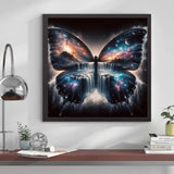 Diamond Art Kits for Adults - Butterfly Diamond Painting Kits for Adults Beginners, Full Drill Diamonds Art Painting Crafts for Home Wall Decor 13.8x13.8in, Landscape croshom