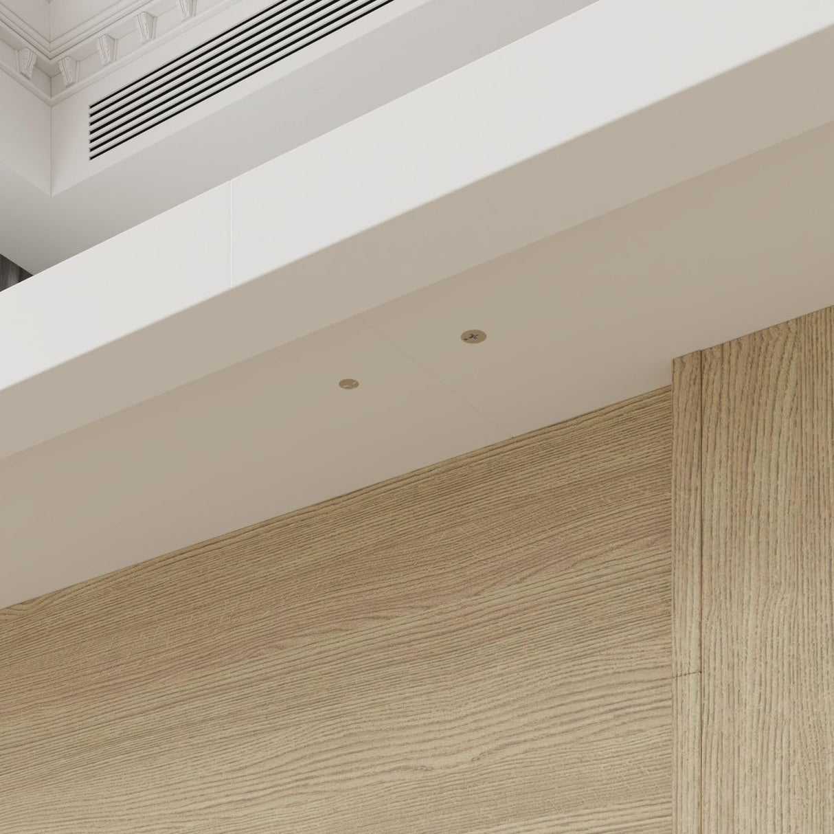 MOUMON Kitchen Dining Table for 8-10, 130 inch Wood Rectangular Kitchen Table, Large Long Dining Table with Wooden Frame, No Chairs, for Dining Room White and Oak(129.9”W x 47.2”D x 29.7”H) MOUMON