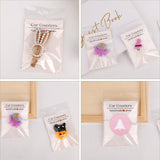 100 Sets Car Coaster Packaging, Includes 100pcs Car Coasters Display Cards & 100pcs Self Sealing Cellophane Bags, Sublimation Coaster Packaging for Selling Car Coasters (Single Pack) NQEUEPN