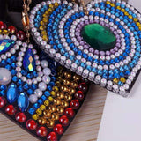HXYQMMY 5PCS Diamond Painting Keychain -Diamond Art Kits for Adult Paint with Diamonds by Numbers Love Heart Pendant Diamond Art Keychains Crat HXYQMMY