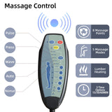 CANMOV Power Lift Recliner Chair with Massage and Heat for Elderly, Overstuffed Wide Recliners, Heavy Duty and Safety Motion Reclining Mechanism with USB Ports, 2 Concealed Cup Holders, Navy Blue CANMOV