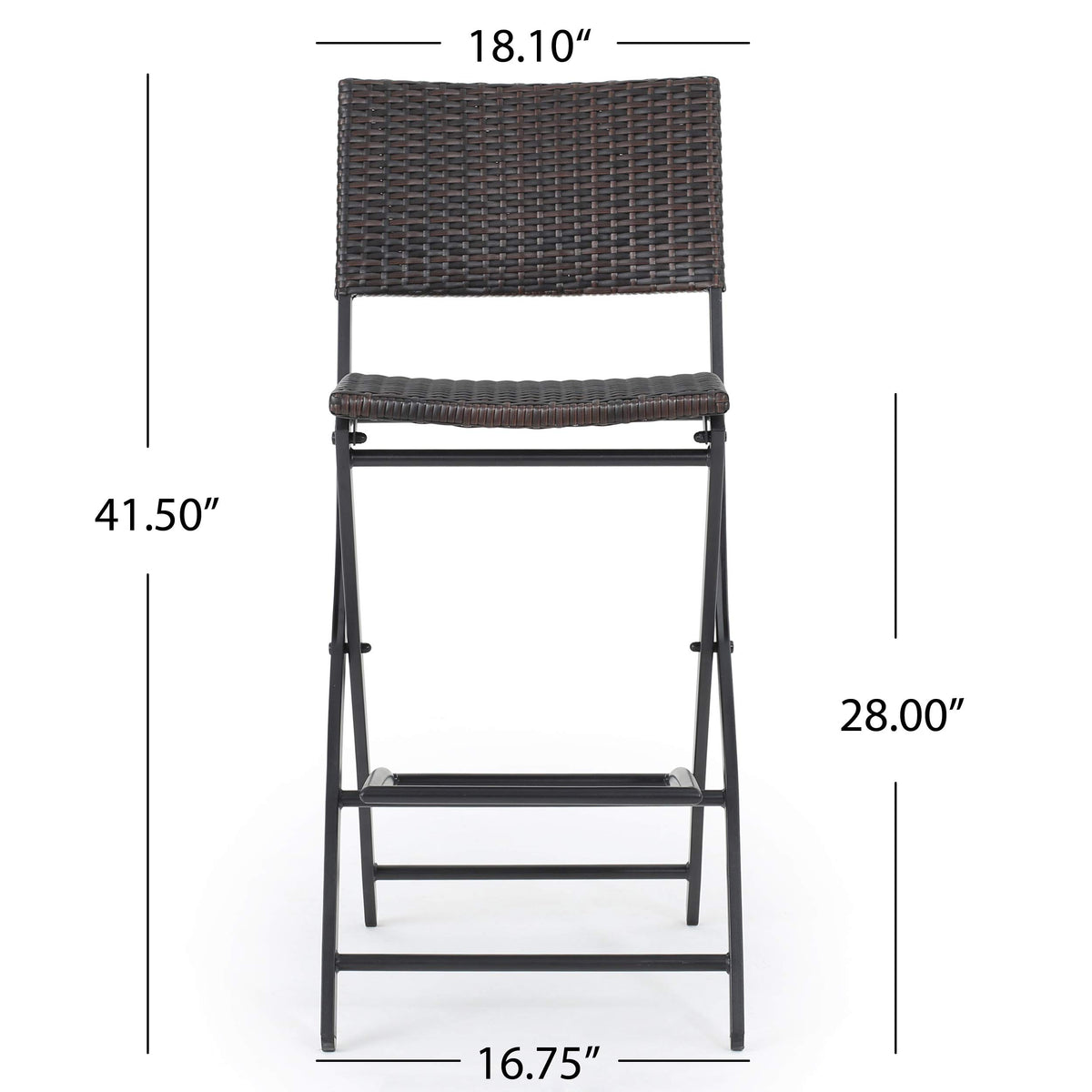 Christopher Knight Home Margarita Outdoor Wicker Bar Set, 5-Pcs Set, Multibrown Christopher Knight Home