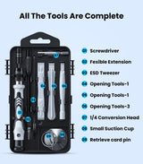 AXTH 115-in-1 Precision Screwdriver Set, [Super Durable] Mini Professional Magnetic Repair Tool Kit, Small Screwdriver for Phone, Computer, Watch, Laptop, Macbook, Eyeglass, Electronic AXTH