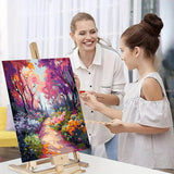 Easy Paint by Numbers Kit for Adults Beginner, Spring Adult Paint by Number Kits on Canvas, DIY Painting with Numbers for Adults, Acrylic Simple Oil Paint by Number Kits for Home Wall Decor 16x20 in BYGFHLYW