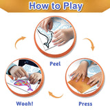 FLUXOJOY Foil Art Craft Kits for Kids, Mess -Free Fun Activity Set for Child, DIY Printing Craft Kits, Gifts for Ages 4 5 6 7 8 9 10 11 12 Years and Up, Art Supplier Travel Toys for Boys Girls FLUXOJOY