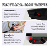 Valley Sportsman 7.5" Electric Meat Slicer Machine for Home, with Stainless Steel Blade, 180 W, Adjustable Thickness, Easy to Clean, Food Slicer, Cuts Meat, Bread, Cheese and Deli, Sliver Valley Sportsman