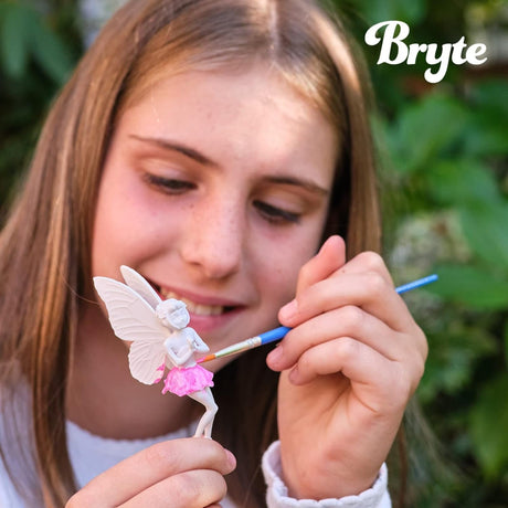 BRYTE Light Up Unicorn Terrarium Kit for Kids - Multicolor - Paint Set & Fairy Lights - Little Girl Crafts - Fairy Garden Kit with Gardening Tools for Kids Ages 4–12 BRYTE