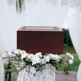 Wooden Urns for Human Ashes Adult Male Female, Up to 250 Cubic inches，Wood Cremation Urns, Funeral Memorial Urns for Ashes Mom Dad (Red) Pepdiy