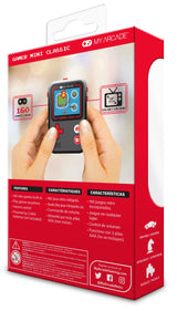 My Arcade Gamer Mini Classic-Red: Miniature Handheld Gaming System Packed with 160 Games, 1.8'' Color Display (DGUN-3925), Small My Arcade