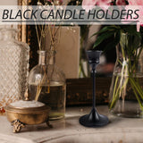 Candlestick Holders,Taper Candle Holder for Candlesticks Black Candelabra Candle Holders Vintage Candle Stick Candle Holder for Fireplace Party Dining Home BEZURA