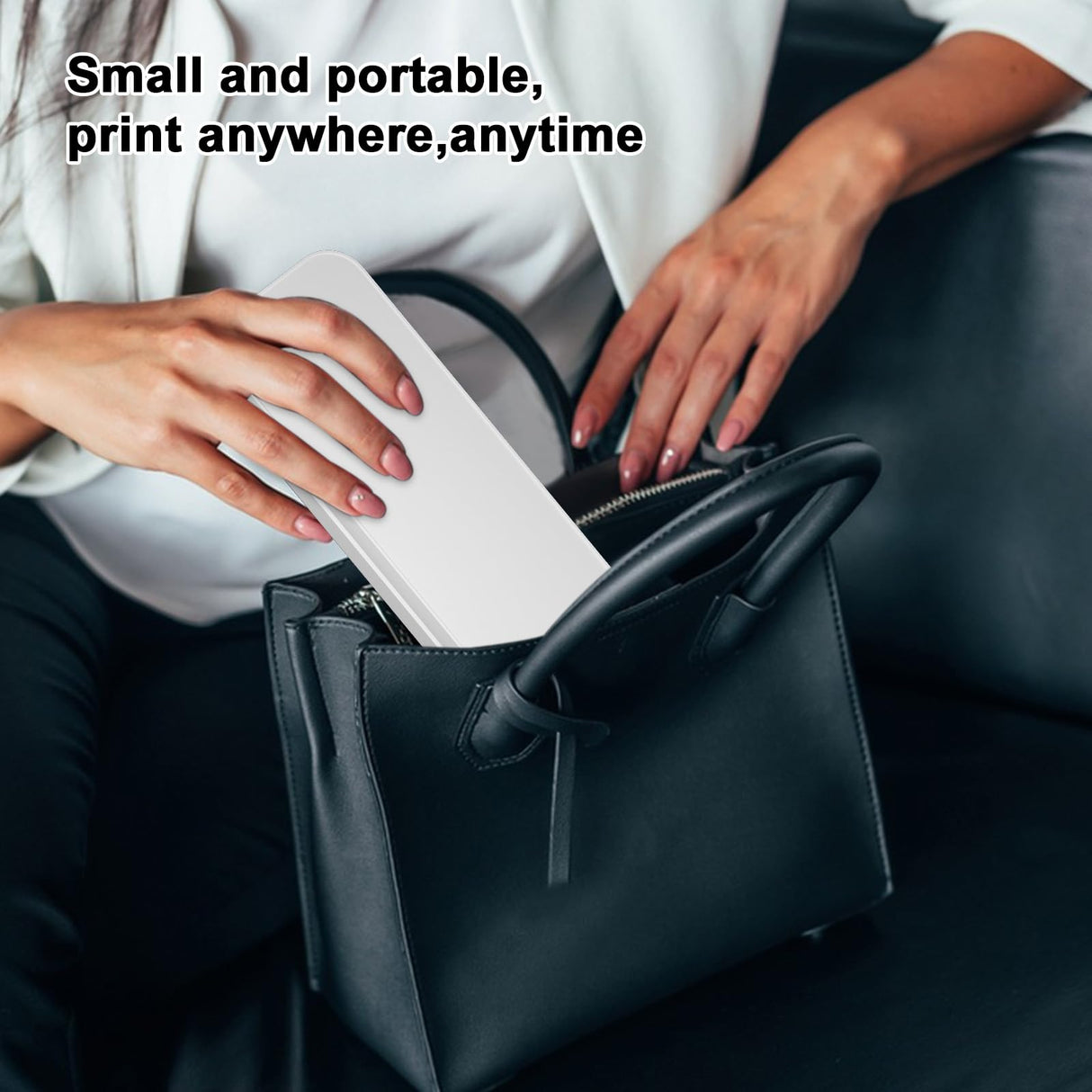 Portable Printers Wireless for Travel,Portable-Thermal-Wireless-Bluetooth-Inkless-Printer,Support 8.5" X 11" US Letter&Legal A4&A5 Thermal Paper,Compatible with Android,iOS Phone&Laptop for Car Home DODOXCX