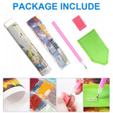 YOUSHIHA Pisces Constellation Diamond Painting Kits for Adults,DIY 5D Constellations Diamond Art Full Drill for Adult,for Beginner Home Wall Decor Gift 12x16 Inch YOUSHIHA