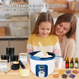 Complete Candle Making Kit with Digital Wax Melter,Kit for Candle Making,Products to Make Scented Candles at Home KQU