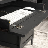 Sauder® Summit Station 66" W Executive Computer Desk, Raven Oak Sauder