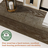 Weyderk Fireplace Mantel Shelf 60 Inches - Wood Mantel with Invisible Heavy Duty Wood Bracket - Wall Mounted Farmhouse Faux Fireplace Mantel for Over Fireplace - 60 Inch Floating Shelf, Greyish Brown Weyderk