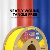 OVERTURE PLA Filament 1.75mm, Neatly Wound 3D Printer Filament 1kg Spool (2.2lbs), Dimensional Accuracy +/- 0.02 mm, Fit Most FDM 3D Printers (Lemon Yellow) OVERTURE