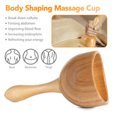 JUNRA 4 PCS Wood Therapy Massage Tools, Lymphatic Drainage Massager Maderoterapia Kit Wood Therapy Tools for Body Shaping Sculpting JUNRA