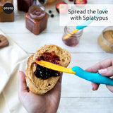 OTOTO Splatypus Jar Spatula for Scooping and Scraping - Unique Fun Cooking Kitchen Gadgets for Foodies - BPA-free & 100% Food Safe - Crepe Spreader OTOTO