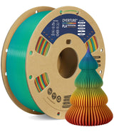 OVERTURE PLA Plus (PLA+) Filament 1.75mm, Stronger & More Durable, Professional Toughness 3D Printer Filament 1kg (2.2lbs), High Precision +/- 0.02mm, Tangle-Free (Sunset Rainbow) OVERTURE