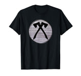 Vintage Wooden Axe Throwing Graphic T-Shirt Fresh Axe Throwing Tees
