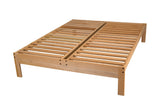 Nomad Platform Bed in Natural Poplar - Queen Size by KD Frames KD Frames