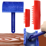 LUTQ 3 Pack Wood Grain Tool -Natural Woodgrain Maker for Decorative Painting Premium Wood Graining Tool Set Enhance Your DIY Projects with Wood Grain Patterns LUTQ