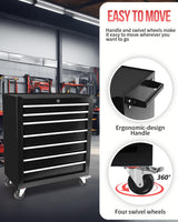 Fitenlor Tool Chest, Tool Boxes with 7 Drawers, Tool Cart with 7 Organizer Tray Divider Set & Wheels, Large Rolling Tool Box Organizer for Garage, Workshop, Home Crafts Fitenlor