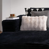 ovios 104" Cloud Sectional Couch with L-Shape Chaise,Modern Modular Sofa with Deep Seat, Upholstered Couches for Living Room Bedroom,No Assembly Required, Black (Plush Corduroy Fabric) ovios