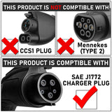 DNA MOTORING TCR-001 J1772 to Tesla Charging Adapter Maximize EV Charging Options Compatible with Tesla Model 3, Y, S, X for Level 1 Level 2 Charging Stations SAE J1772 Charger DNA MOTORING