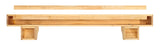 Pearl Mantels 412-48 Shenandoah Pine 48-Inch Fireplace Mantel Shelf, Unfinished Pearl Mantels
