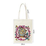 JGA JOGGING ARM 5D Art Craft Diamond Painting Shopping Canvas Tote Bag Handwork Organize Handbag for Women JGA JOGGING ARM