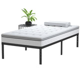Maenizi Twin XL Bed Frames No Box Spring Needed, 14 Inch Heavy Duty Metal Twin XL Platform Bed Frame Support Up to 2500 lbs, Easy Assembly, Noise Free, Black Maenizi