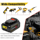 Bonacell 2Pack 8000mAh Lithium Replacement for Dewalt 20V MAX Battery DCB206 DCB204 DCB200 DCB180 DCB181 DCD/DCF/DCG Series Bonacell