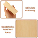LDHHYH 12 Pack Basswood Carving Blocks Set, Unfinished Wood Blocks, Whittling Wood for Carving Edging DIY Home School Use - 5 x 1.5 x 1.5 inch LDHHYH