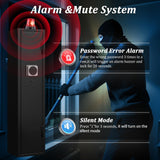 2-3 Gun Safe for Rifles and Pistols, No Assembly Required, Gun Safes for Rifle with Password Lock, Gun Cabinet for Home with Removable Shelf，180° Full Access Door, Alarm System & Mute Mode Marcree