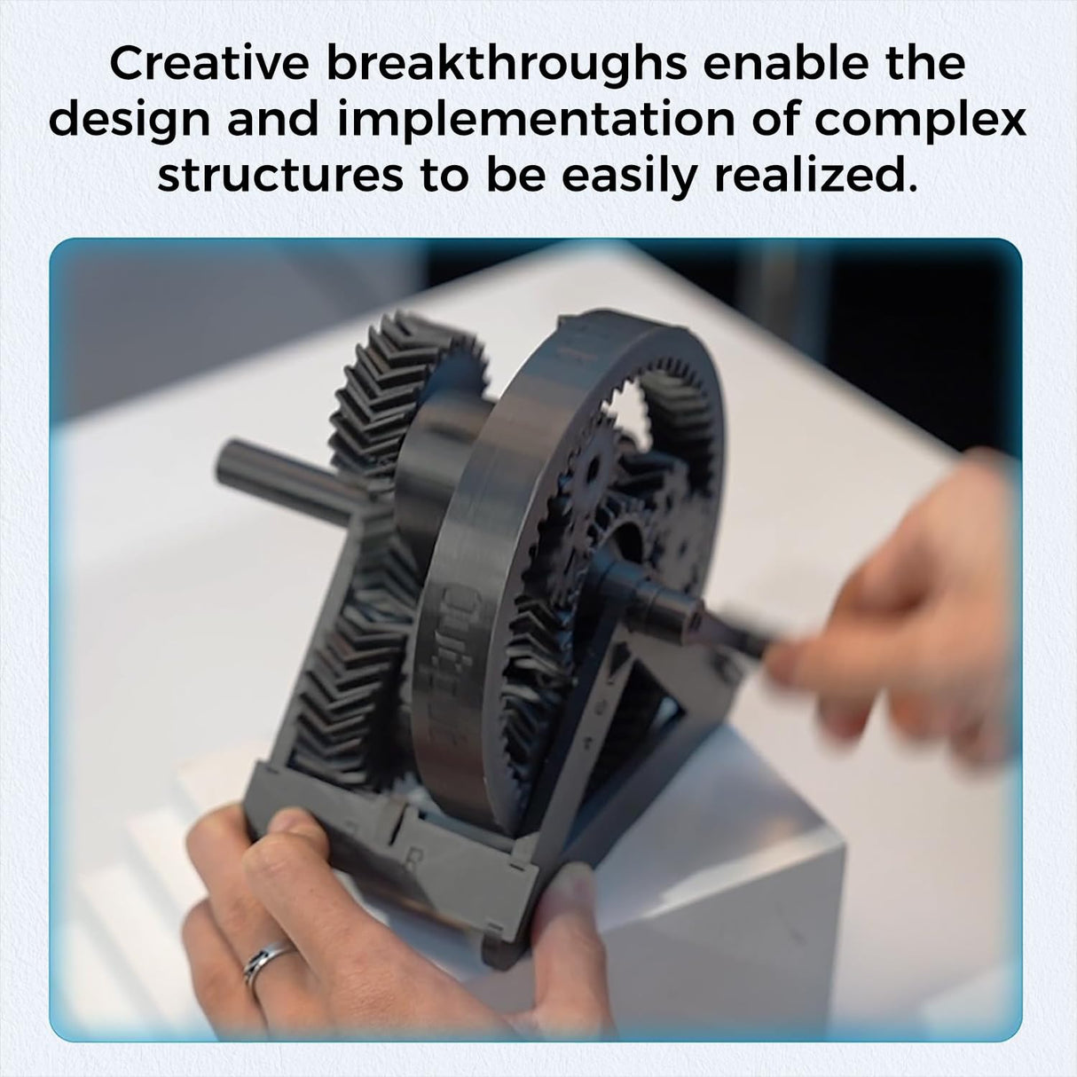 Official Creality Hyper PLA-CF (Carbon Fiber) Filament 1.75mm, High Speed PLA-CF 30-300mm/s 3D Printer Filament, Dimensional Accuracy +/-0.02mm, Fit Most FDM 3D Printers，1KG(2.2lbs) Spool Black Creality