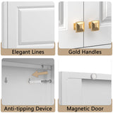 TIMELESS PIECES 86" Metal Wardrobe Cabinets,Armoire Wardrobe Closet with Hanging Rod,Clothes Storage Cabinet with Adjustable Shelves and Doors,Clothing Cabinet for Bedroom, Laundry Room,Office TIMELESS PIECES