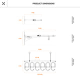Hold Up Displays Gun Rack Wall Mount, Vertical Gun Rack, Rifle Rack, Holds 6 Shotguns, Rifles, & More, Heavy Duty Steel Indoor Gun Rack, Home Gun Storage Solutions - Made in The USA Hold Up Displays
