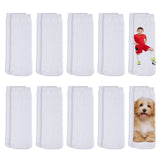 10 Pairs Blank White Sublimation Socks Printable Athletic Crew Sock (20 cm Long) Syhood