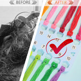 Hyamass 10-Pack Embroidery Floss Organizer Cards - Durable Cross Stitch Thread Holders Storage Tool, Portable Craft Storage for Sewing/Needlework Projects Hyamass