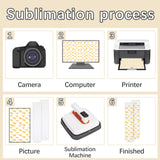 ARKBAODAN 6 Pairs sublimation socks blanks adult 15.7 Inch Football blank socks Sublimation High Socks Printable Athletic Crew Socks for Men Women Teen Sports Socks Party Decoration ARKBAODAN